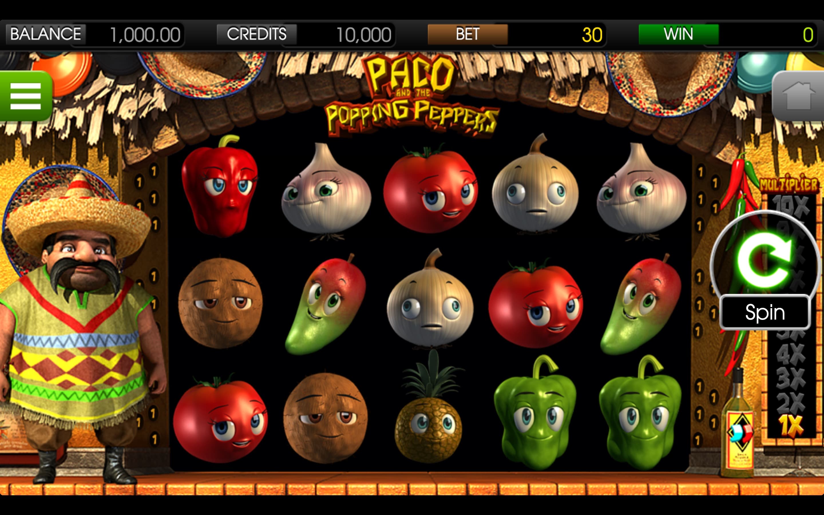 Paco and the Popping Peppers - BetSoft