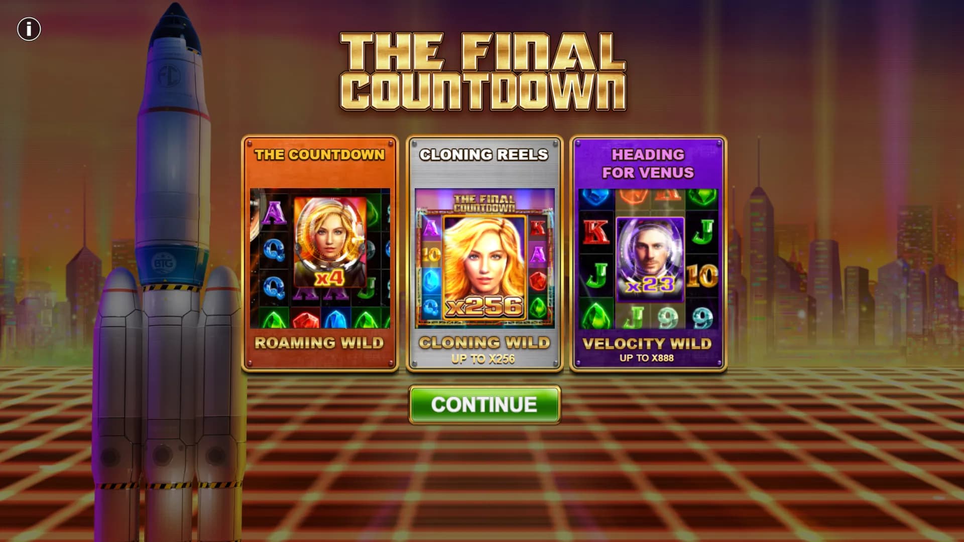 The Final Countdown - Big Time Gaming