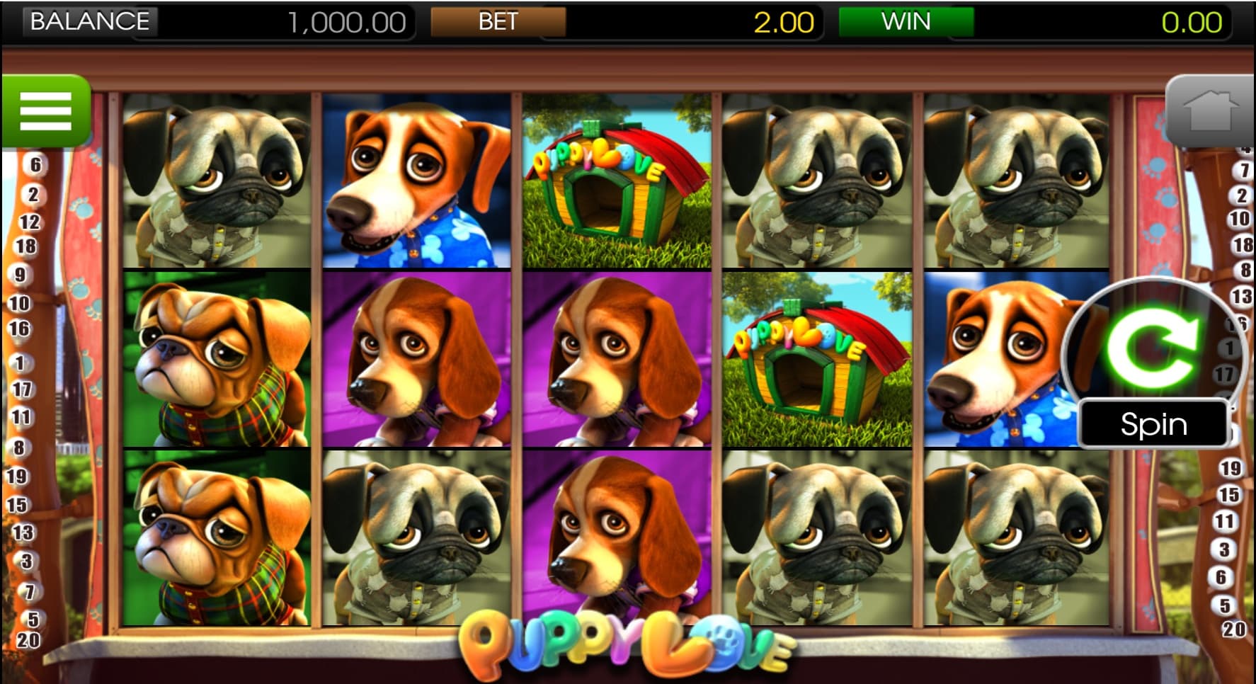 Puppy Love - BetSoft