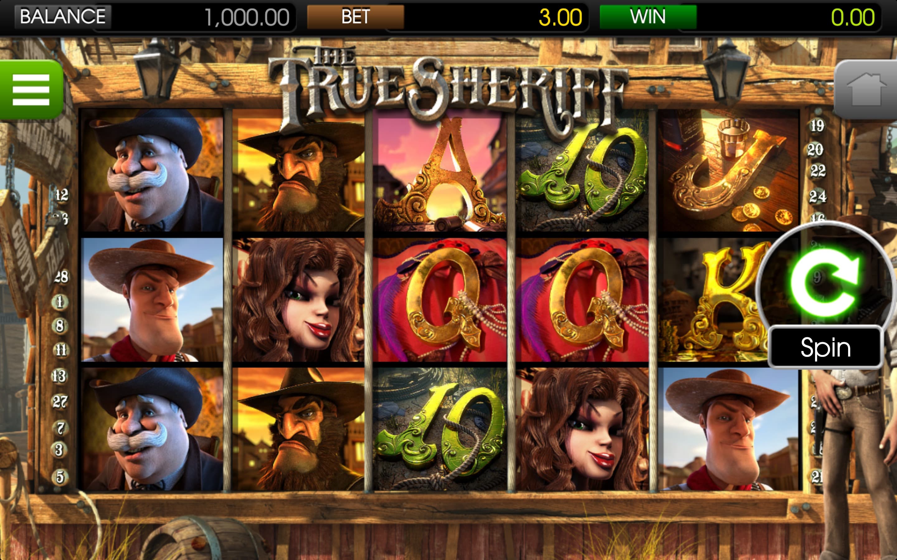 True Sheriff - Betsoft