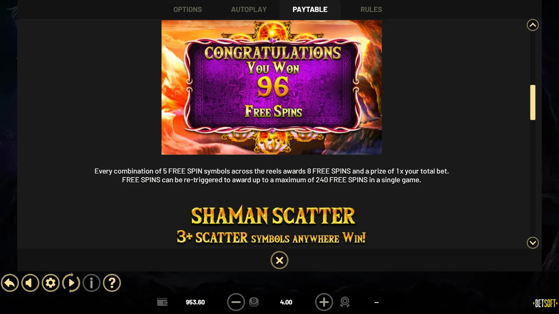 Tigers Claw Betsoft Screenshots